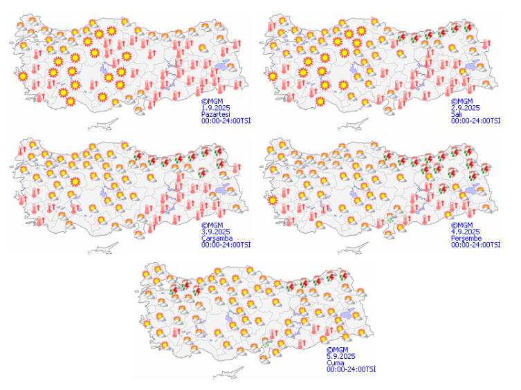 Sıcaklıklar yeni haftada artacak mı?